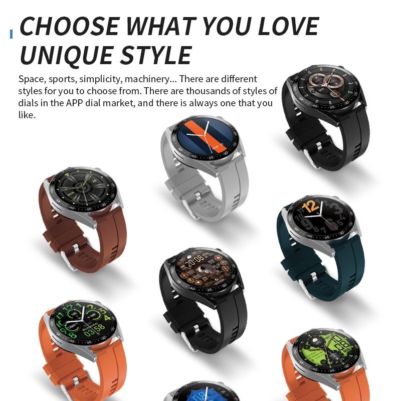 1.39 Inch Ip67 Waterproof Health Monitoring Bluetooth Call Smart Watch With Nfc Payment - Orange