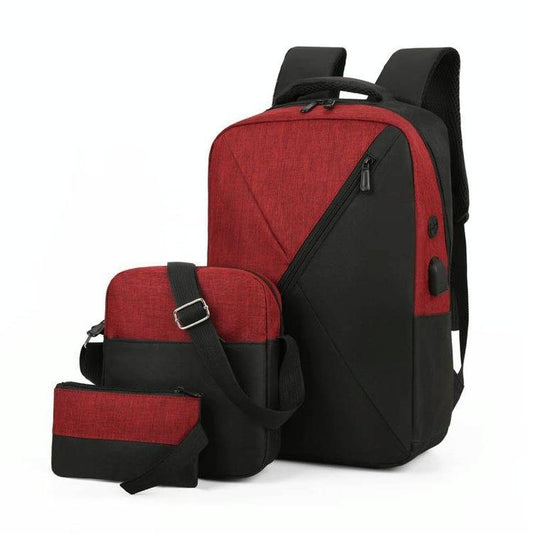 Versatile 3-in-1 Usb Business Bag - Compact and Functional - Grey
