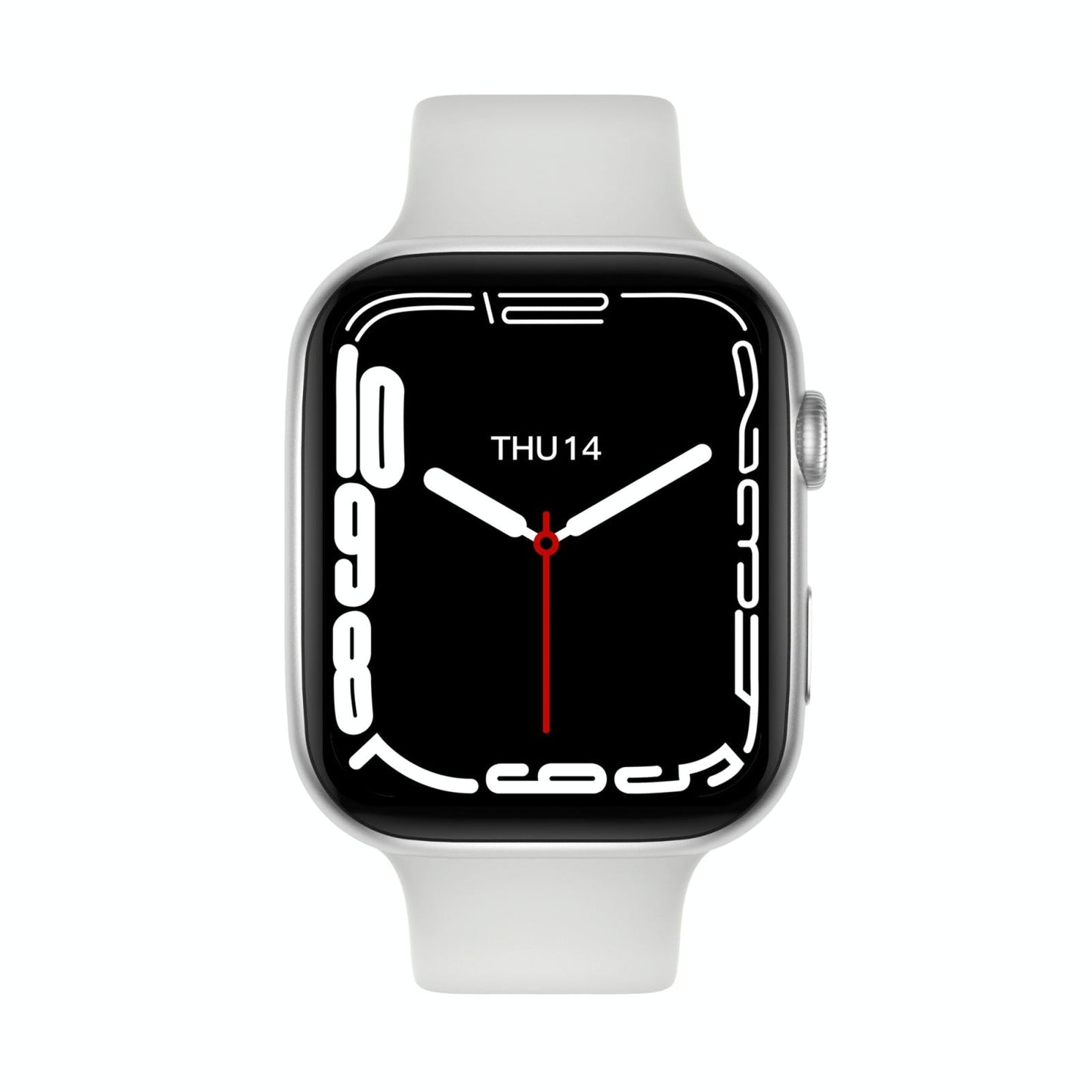1.75 Inch Tft Screen Smart Watch Support Blood Pressure Monitoring / Sleep Monitoring - White