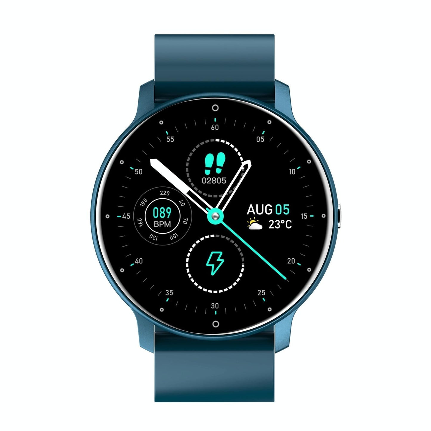 Smart Watch With Heart / Bp / Oxygen / Sleep Monitoring - Ip67 Waterproof - Yellow