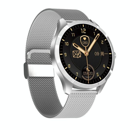 1.28 Inch Ips Colour Screen Ip67 Waterproof Smart Watch Support Blood Pressure Monitoring / Heart Rate Monitoring / Sleep Monitoring - Silver