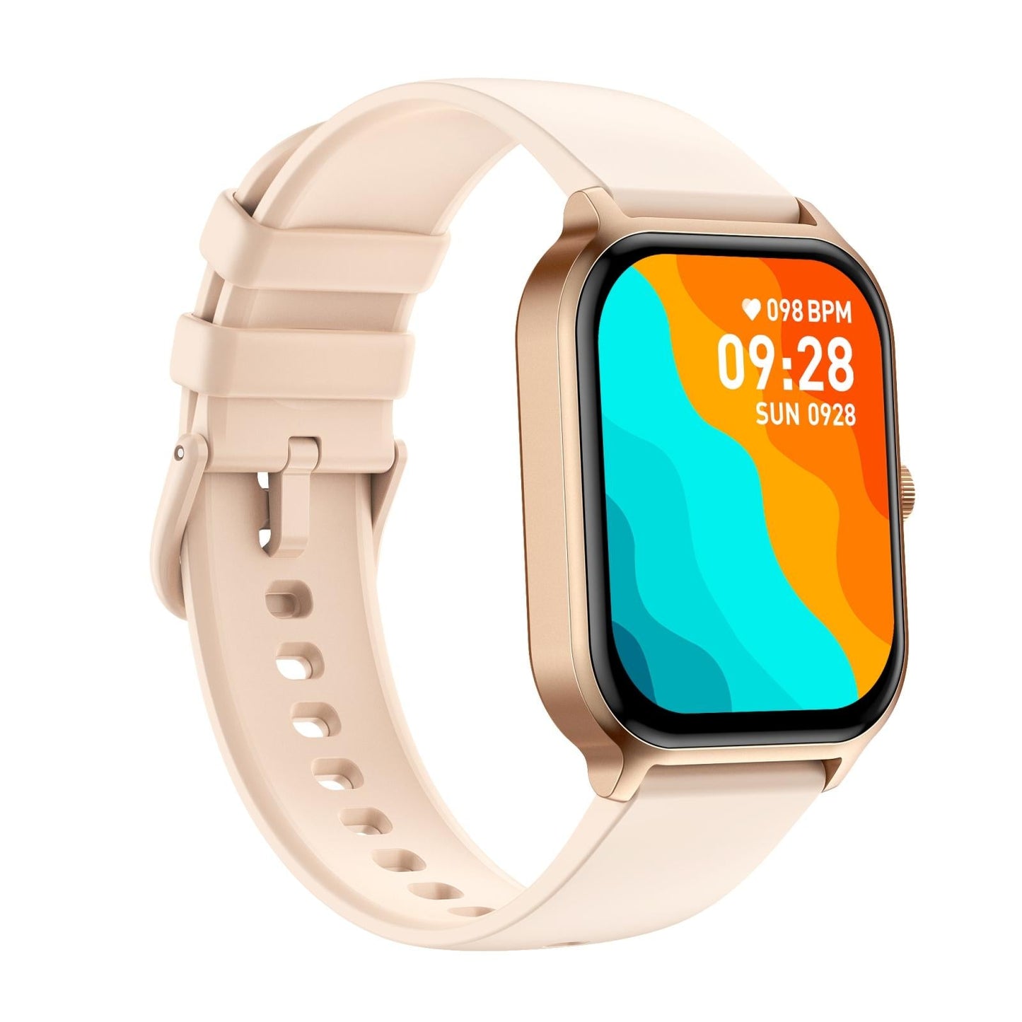 1.93 Inch Colour Screen Smart Watch Support Bluetooth Call / Health Monitoring - Gold