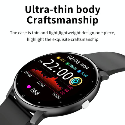 1.28 Inch Touch Screen Ip67 Waterproof Smart Watch Support Blood Pressure Monitoring / Sleep Monitoring / Heart Rate Monitoring - Rose Gold