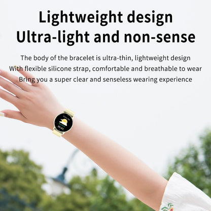 1.28 Inch Touch Screen Ip67 Waterproof Smart Watch Support Blood Pressure Monitoring / Sleep Monitoring / Heart Rate Monitoring - Rose Gold