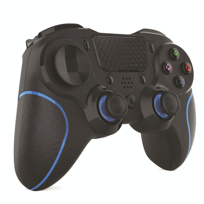 Bluetooth Gamepad for Ps4 Pro with Dual Vibration and Six-axis Control - Black