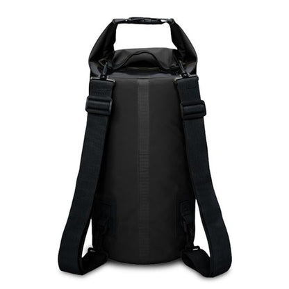 Waterproof Dual Shoulder Dry Bag 50L Capacity - Dark Blue