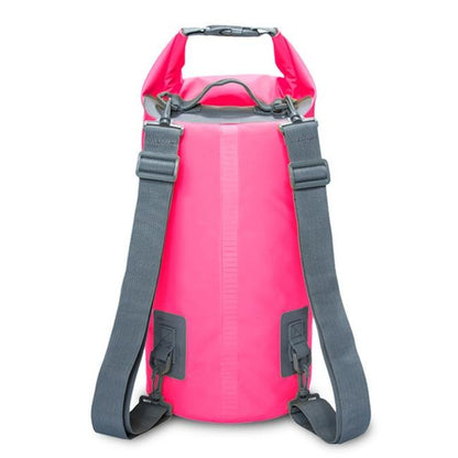 Waterproof Dual Shoulder Dry Bag 50L Capacity - Dark Blue