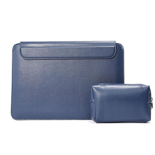 Multifunctional Laptop Bag Stand - Fits 13.3-14 Inches - Black - Blue With Power Bag