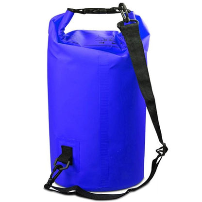 Waterproof Double Shoulder Bag Dry Sack 20L Capacity - Dark Blue