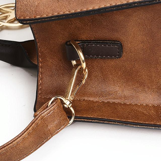 Versatile Leather Tote Bag for Women - 3-in-1 Design - Red