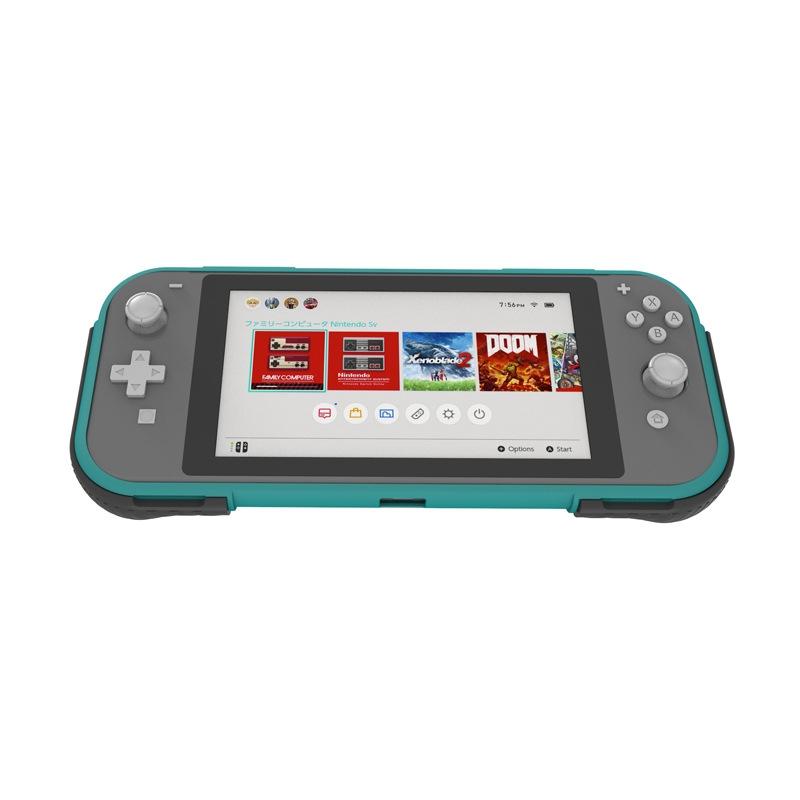 Protective Shell for Switch Lite with Game Card Box and Grip - Pure Green