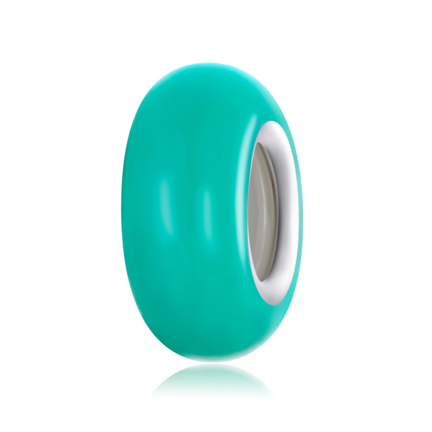 925 Sterling Silver Silicone Beads For Diy Bracelets & Necklaces - Yellow