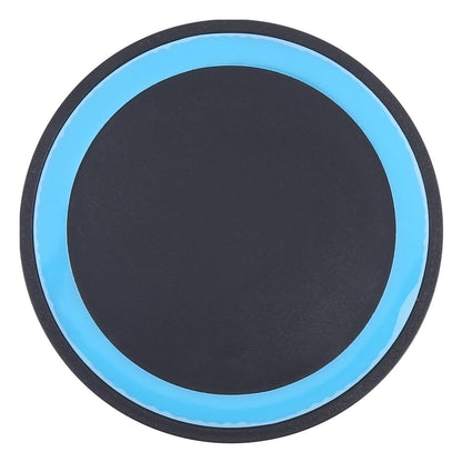Universal 5W Round Wireless Charger - Black + Orange
