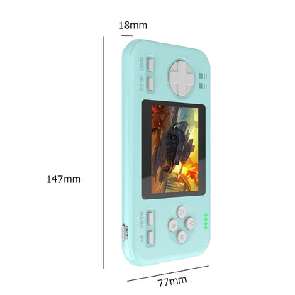 Portable Game Console With 8000Mah Battery And Colour Screen - White