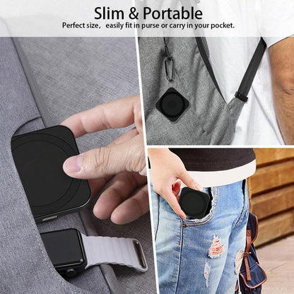3 In 1 Portable Wireless Charger For Iphone Airpods And Iwatch - Silver
