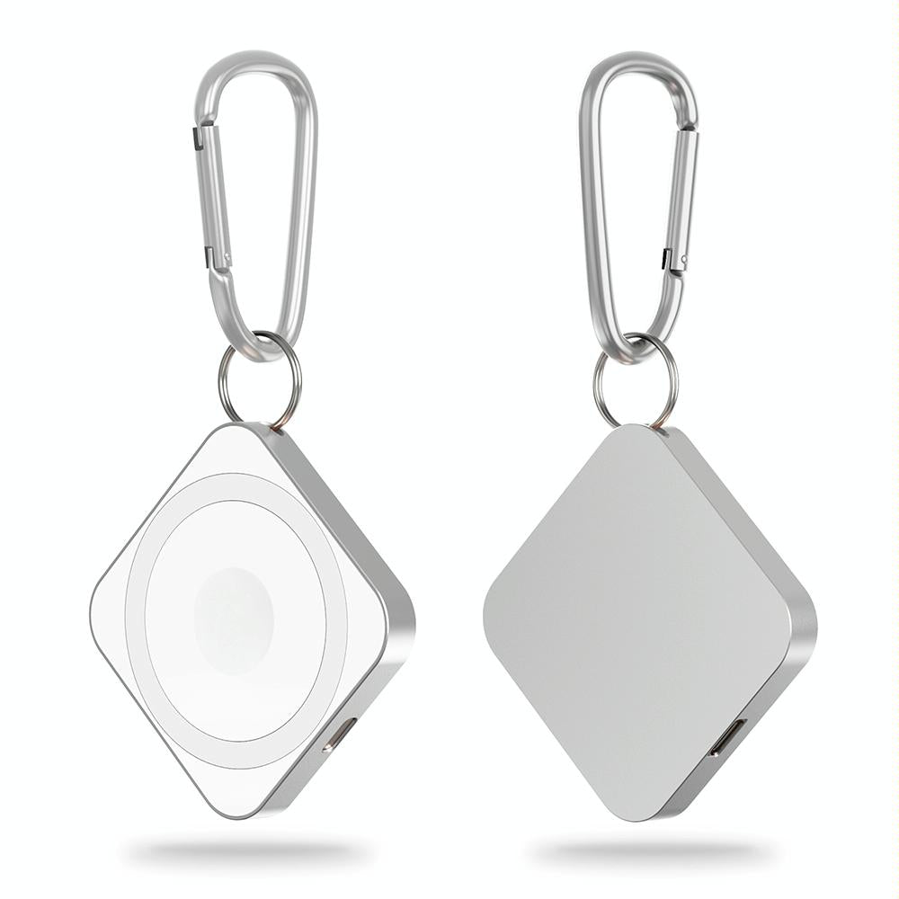 3 In 1 Portable Wireless Charger For Iphone Airpods And Iwatch - Silver