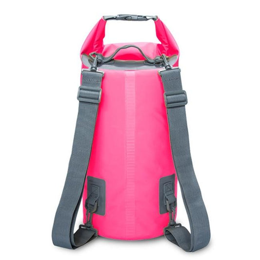 Waterproof Dual Shoulder Dry Bag 50L Capacity - Pink