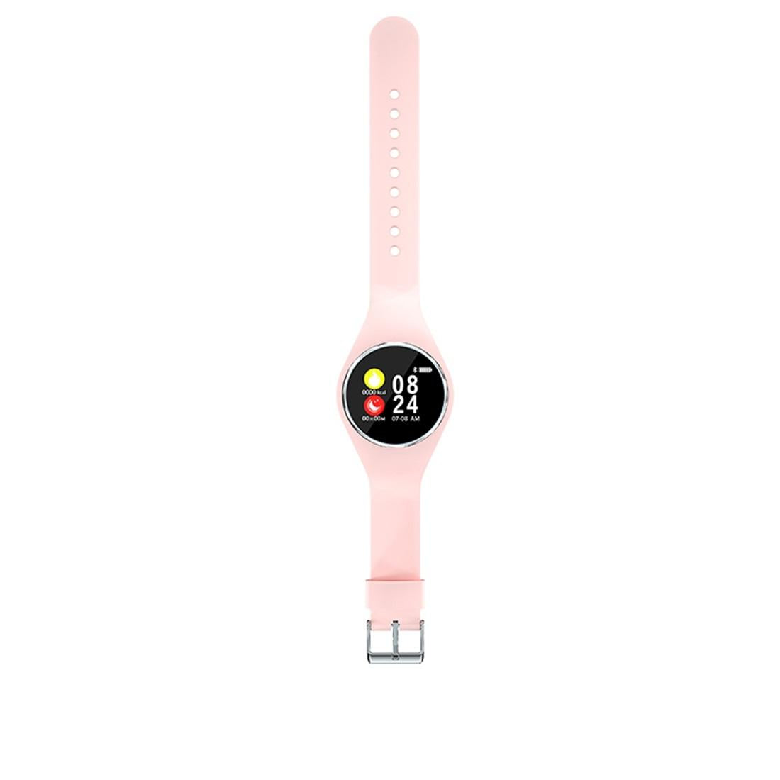 Waterproof Bluetooth Smartwatch With Call / Heart / Bp / Sleep Monitoring - Ip67 - Pink