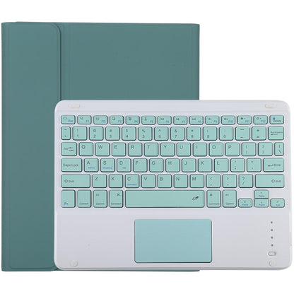 Bluetooth Keyboard & Tablet Case For Ipad 10.2 / Ipad Air 2019 - Detachable Touch Pad Pen Slot Holder - Microfiber Leather - Pink