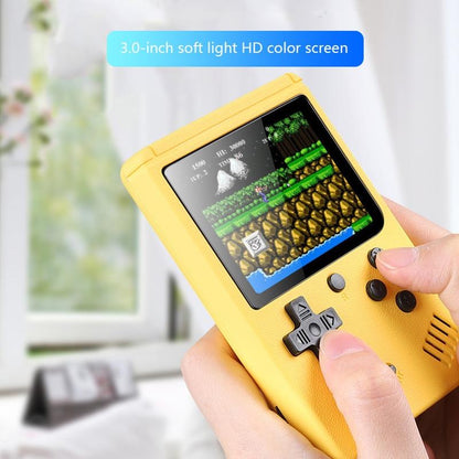 500 Classic Games Mini Handheld Console For Kids - 3.0 Inch Retro Macaron Design With Av Output - Green