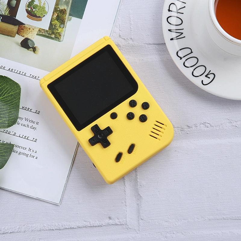 500 Classic Games Mini Handheld Console For Kids - 3.0 Inch Retro Macaron Design With Av Output - Green