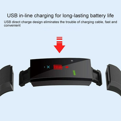 Smart Oled Bracelet With Call Reminder And Health Monitoring - Green