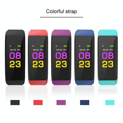 Smart Oled Bracelet With Call Reminder And Health Monitoring - Green