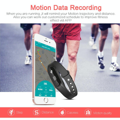 Bluetooth Smart Bracelet With Heart Rate Monitor And Sleep Tracker - Green