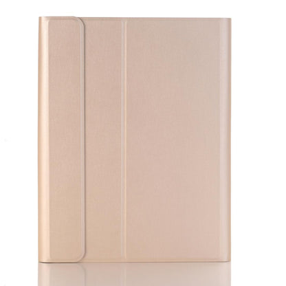Ultra-Thin Bluetooth Keyboard Leather Case For Ipad Air / Pro 10.5 With Pen Slot & Holder - Rose Gold