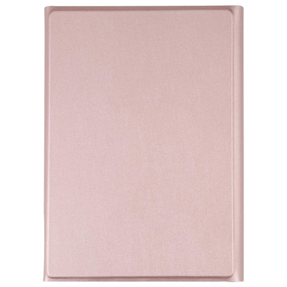 Ultra-Thin Bluetooth Keyboard Leather Case For Ipad Mini 6 With Detachable Lambskin Texture And Stand - Rose Gold