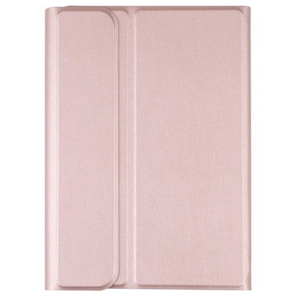 Ultra-Thin Bluetooth Keyboard Leather Case For Ipad Mini 6 With Detachable Lambskin Texture And Stand - Rose Gold
