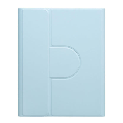 360 Degree Rotatable Bluetooth Keyboard Leather Case - Square Button - Pink - For Ipad 10Th Gen 10.9 2022