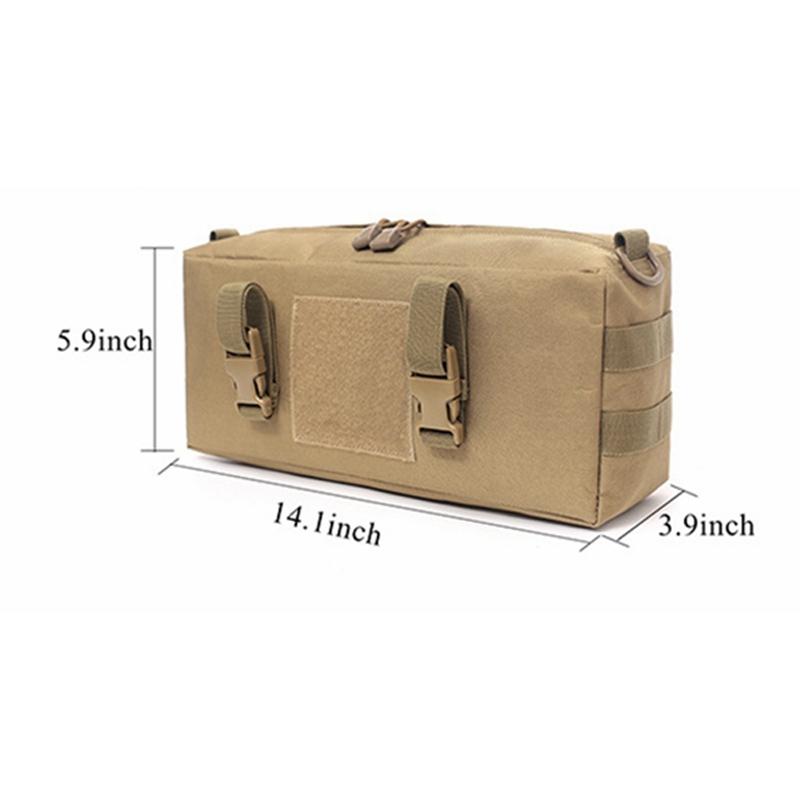 Waterproof Nylon Messenger Bag Multifunctional Outdoor Gear - Grey