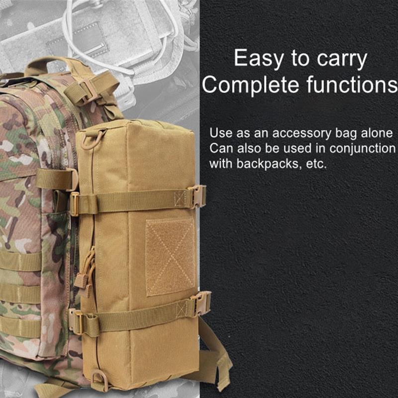 Waterproof Nylon Messenger Bag Multifunctional Outdoor Gear - Grey