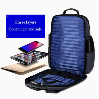 Outdoor Anti-Theft Waterproof Shoulder Bag With Usb Port - Large Capacity