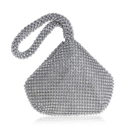 Diamond Handbag for Fashion Banquets and Parties - Gold