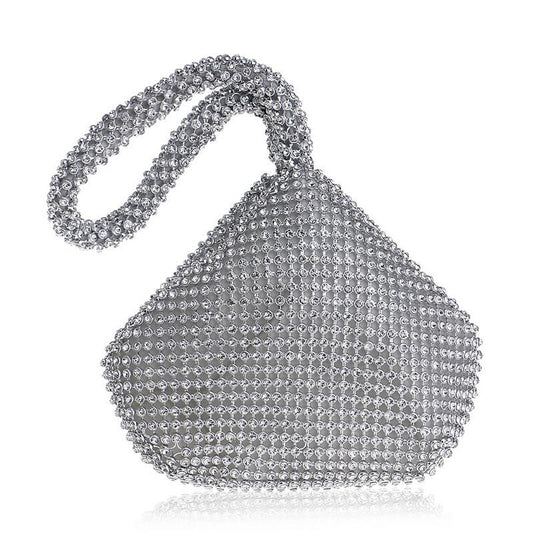Diamond Handbag for Fashion Banquets and Parties - Gold