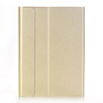 Ultra-Thin Bluetooth Keyboard Leather Case For Ipad Air / Pro 10.5 With Holder - Gold