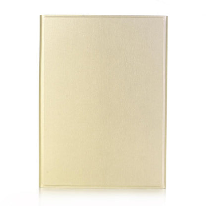 Ultra-Thin Bluetooth Keyboard Leather Case For Ipad Air / Pro 10.5 With Holder - Gold