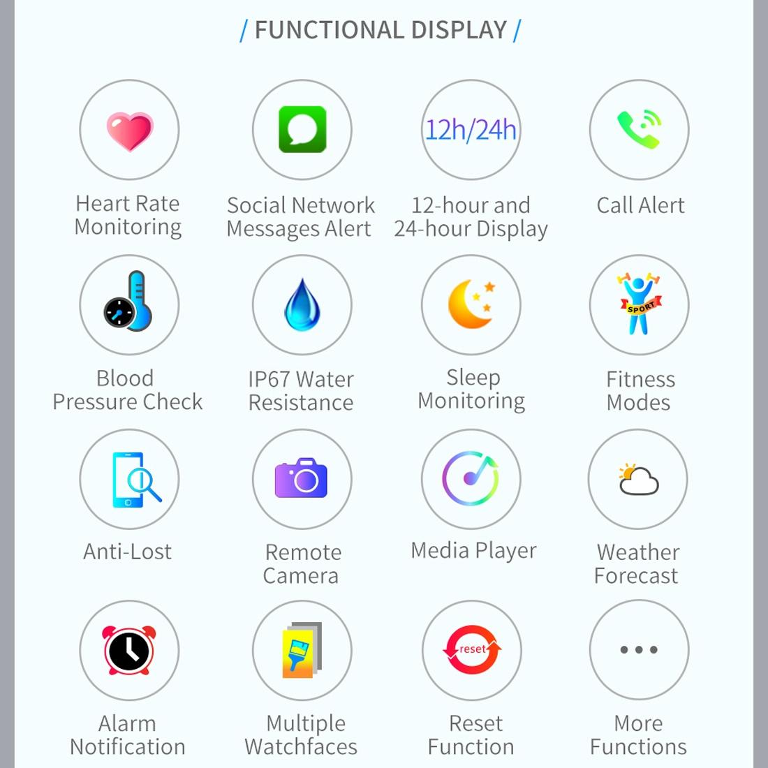 Smart Bracelet With Call Heart Bp Sleep And Oxygen Monitoring - Gold