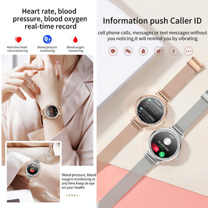 Menstrual Period Smart Bracelet With Blood Pressure And Heart Rate Monitoring - Gold