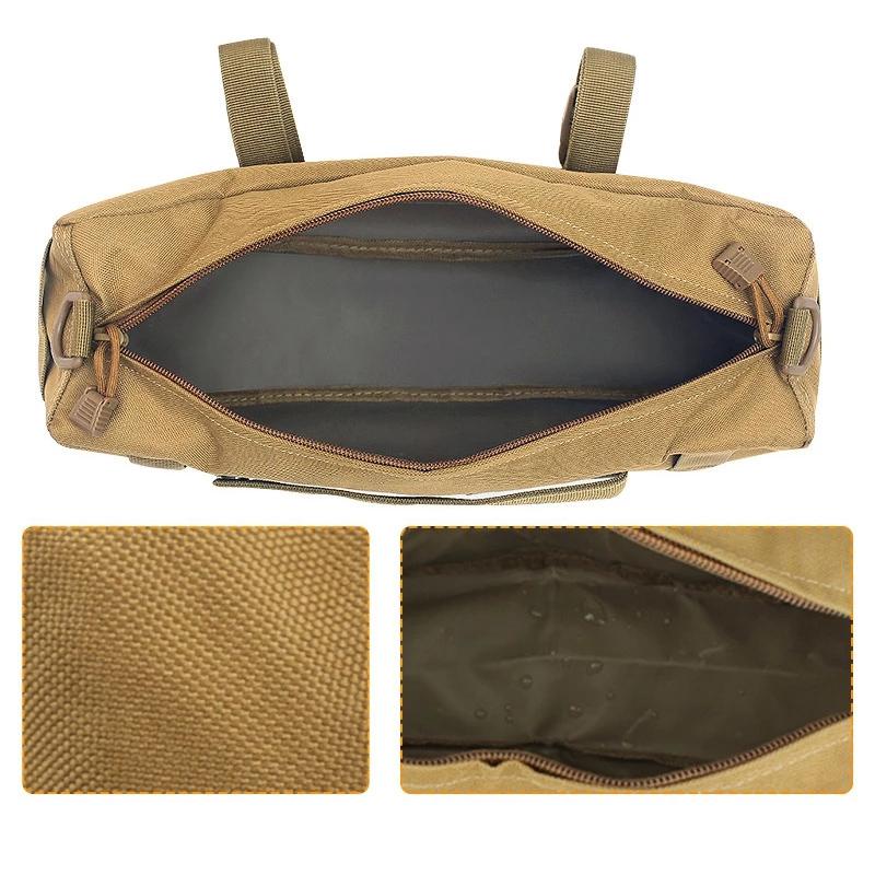 Waterproof Nylon Messenger Bag Multifunctional Outdoor Gear - Khaki
