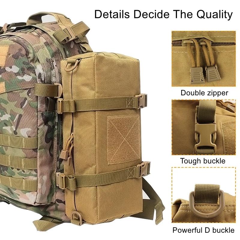 Waterproof Nylon Messenger Bag Multifunctional Outdoor Gear - Khaki