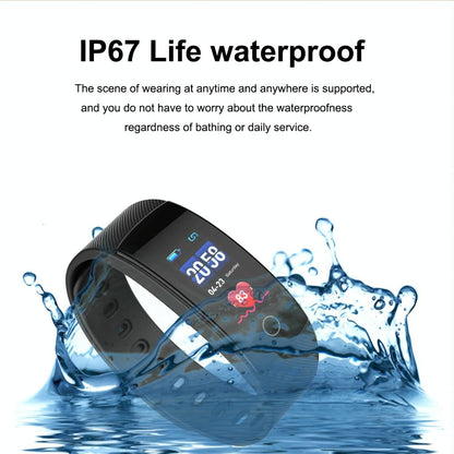 Smart Bracelet With Call / Heart / Sleep / Bp Monitoring - Ip67 Waterproof