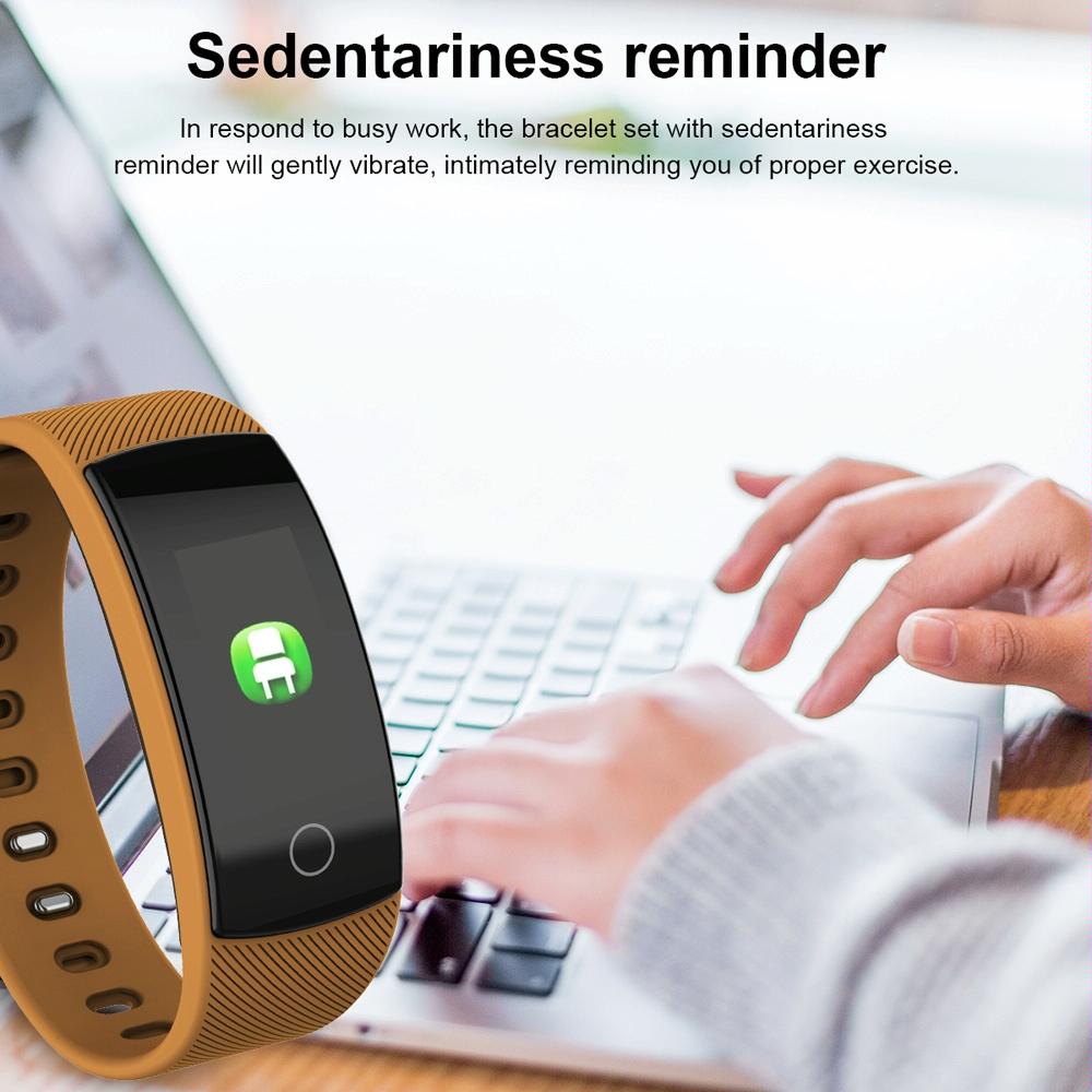 Smart Bracelet With Call / Heart / Sleep / Bp Monitoring - Ip67 Waterproof