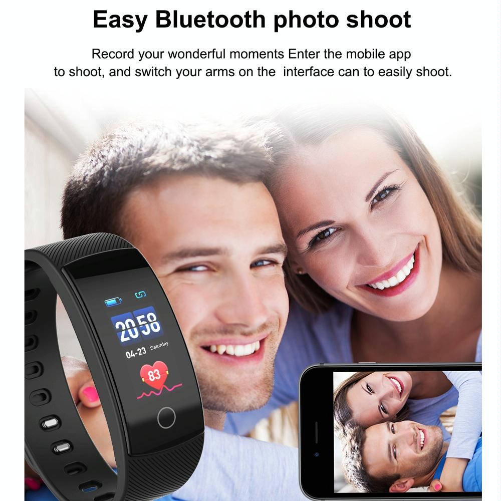 Smart Bracelet With Call / Heart / Sleep / Bp Monitoring - Ip67 Waterproof