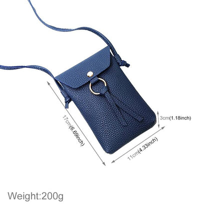 Women's Tassel Crossbody Bucket Bag