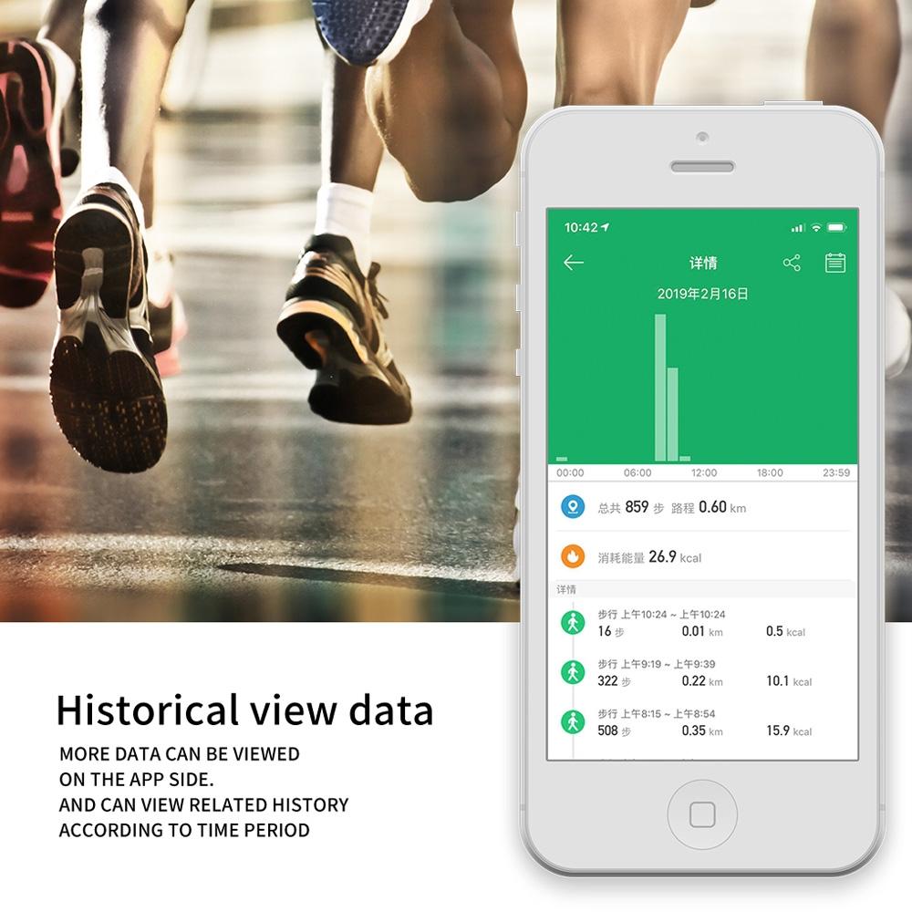 Smart Bracelet With Heart Rate Monitor And Call Reminder - Waterproof - Purple