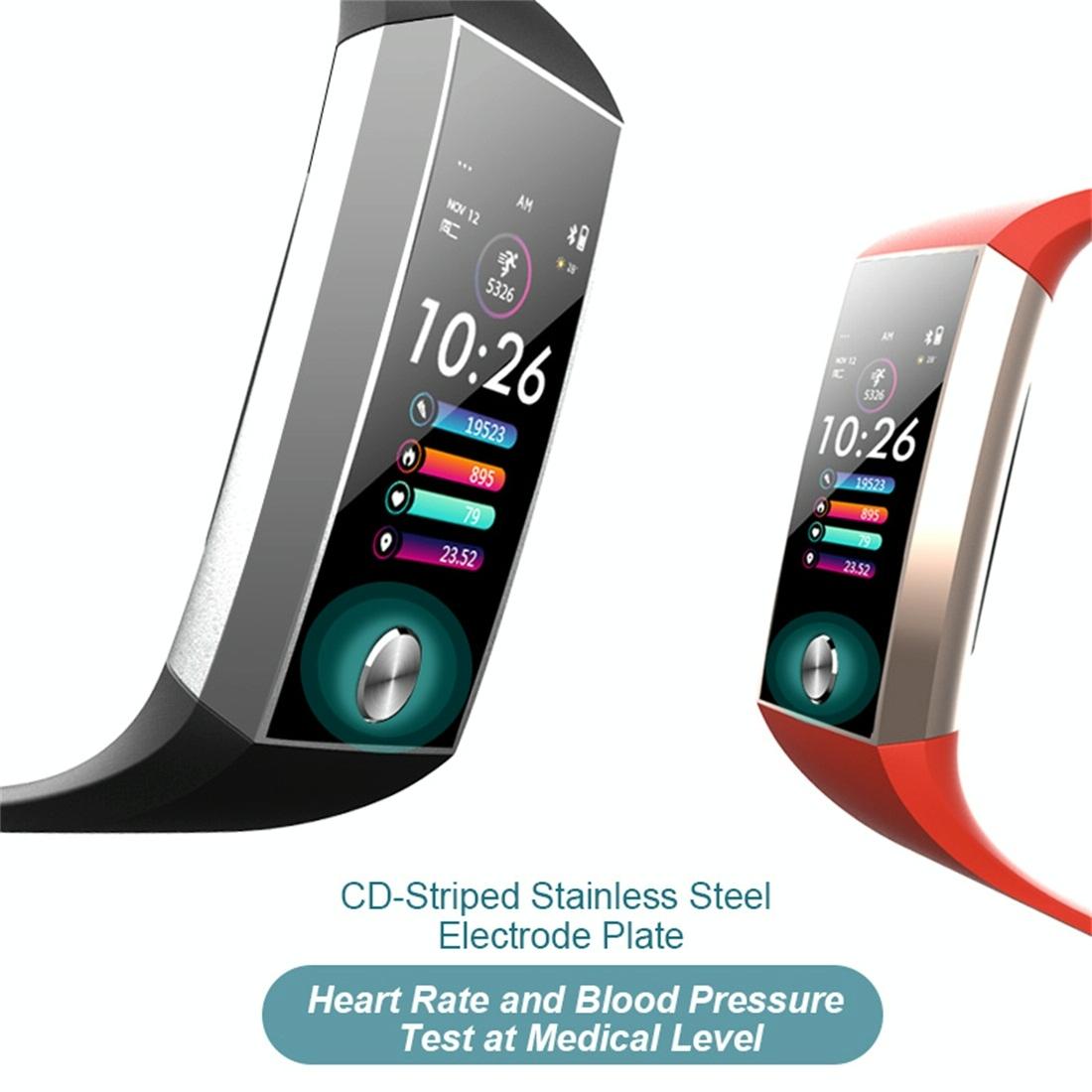 Waterproof Bluetooth Smartwatch With Tft Screen - Red
