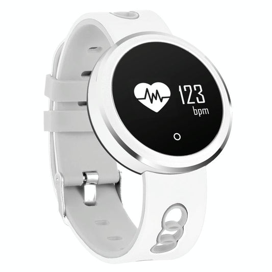 0.95 Inch Hd Oled Screen Display Bluetooth Smart Bracelet Ip68 Waterproof Support Pedometer / Sedentary Reminder / Heart Rate Monitor / Sleep Monitor Compatible With Android And Ios Phones - Red